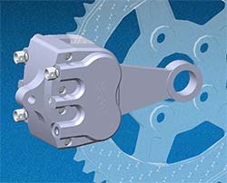 22-051 4-piston caliper